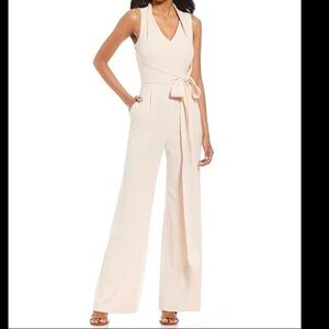 Antonio Melani Sz 10 Cream/Tan Jason Jumpsuit